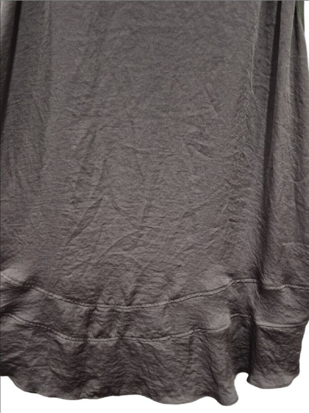 Wilfred Aritzia Olive Green Racerback Cutout Mini Dress - Size Small - Picture 2 of 8